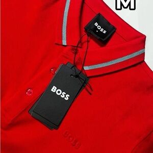 Boss Vibrant Red Polo Shirt